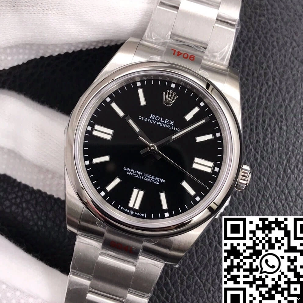 Rolex Factory 41MM M124300-0002 Perpetual EW Oyster Black Dial 0311